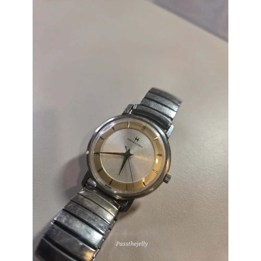 Rare Hamilton Sea Guard Mens Mechanical Watch C1961 Stainless Steel Vintage
